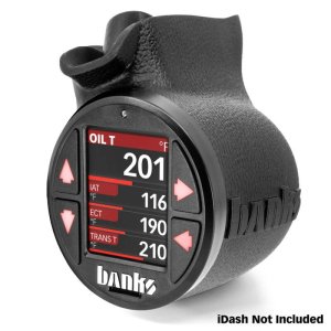 Ford F250 Super Duty Gauge Pod - Banks Power - iDash Stealth - Black - `11-`16